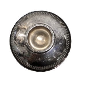 Viking Plate Made In Canada E.P. Copper Pedestal Serving Dish